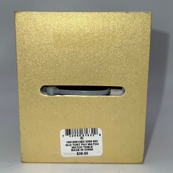 Charter Club Women's Gold-Tone & Tortoise-Look Bracelet Watch 37mm New - Picture 7 of 7